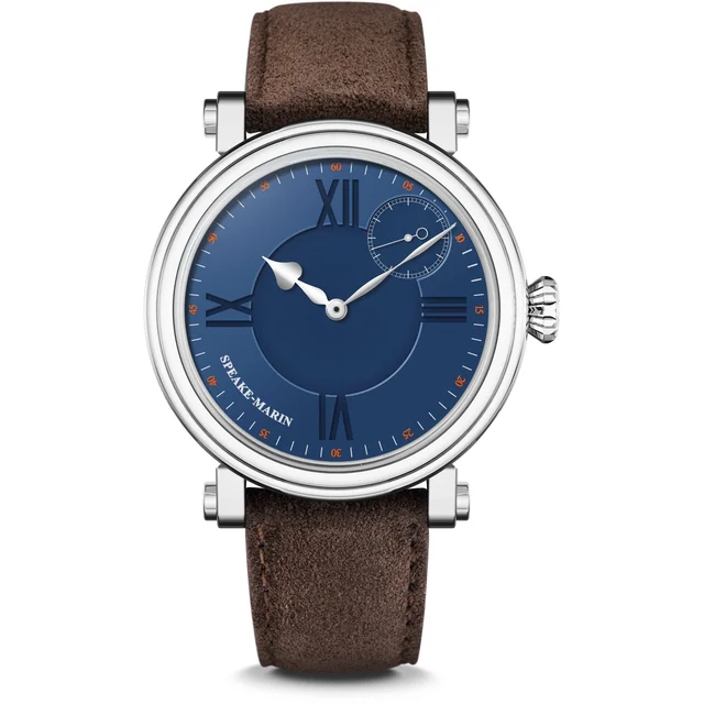 Speake-Marin Academic Metallic Blue 414212010 210000035120 kol saati