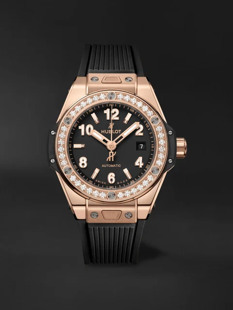 Hublot Big Bang One Click King Gold Diamonds 485.OX.1180.RX.1204 kol saati