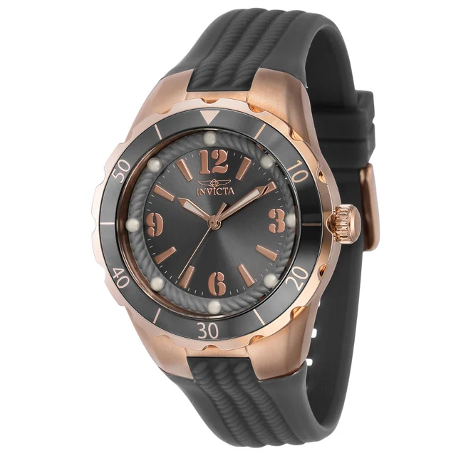 Invicta Angel Halo Watch - 38mm. Charcoal (40310) kol saati