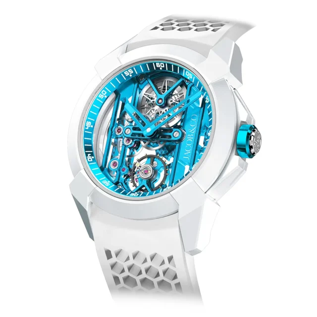 Jacob & Co. Jacob & Co. Epic X Ceramic Electric Blue EX115.95.AM.AA.ABRUA kol saati