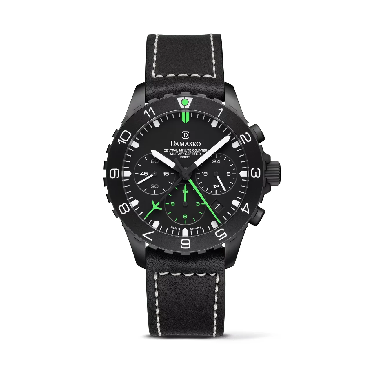 Damasko DC86-2-BLACK-GREEN DAMASKO-DC86-2-BLACK-GREEN 42 mm kol saati