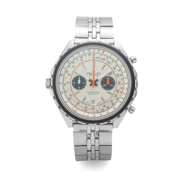 Breitling BREITLING, REF. 1808, CHRONOMAT, SILVER DIAL kol saati