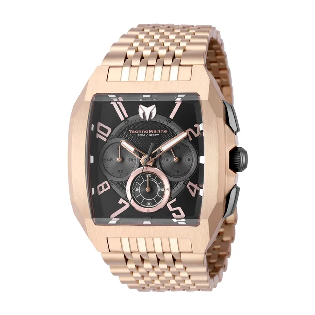 Technomarine Aqua Quadrant Watch - 41mm, Rose Gold (TM-226016) kol saati