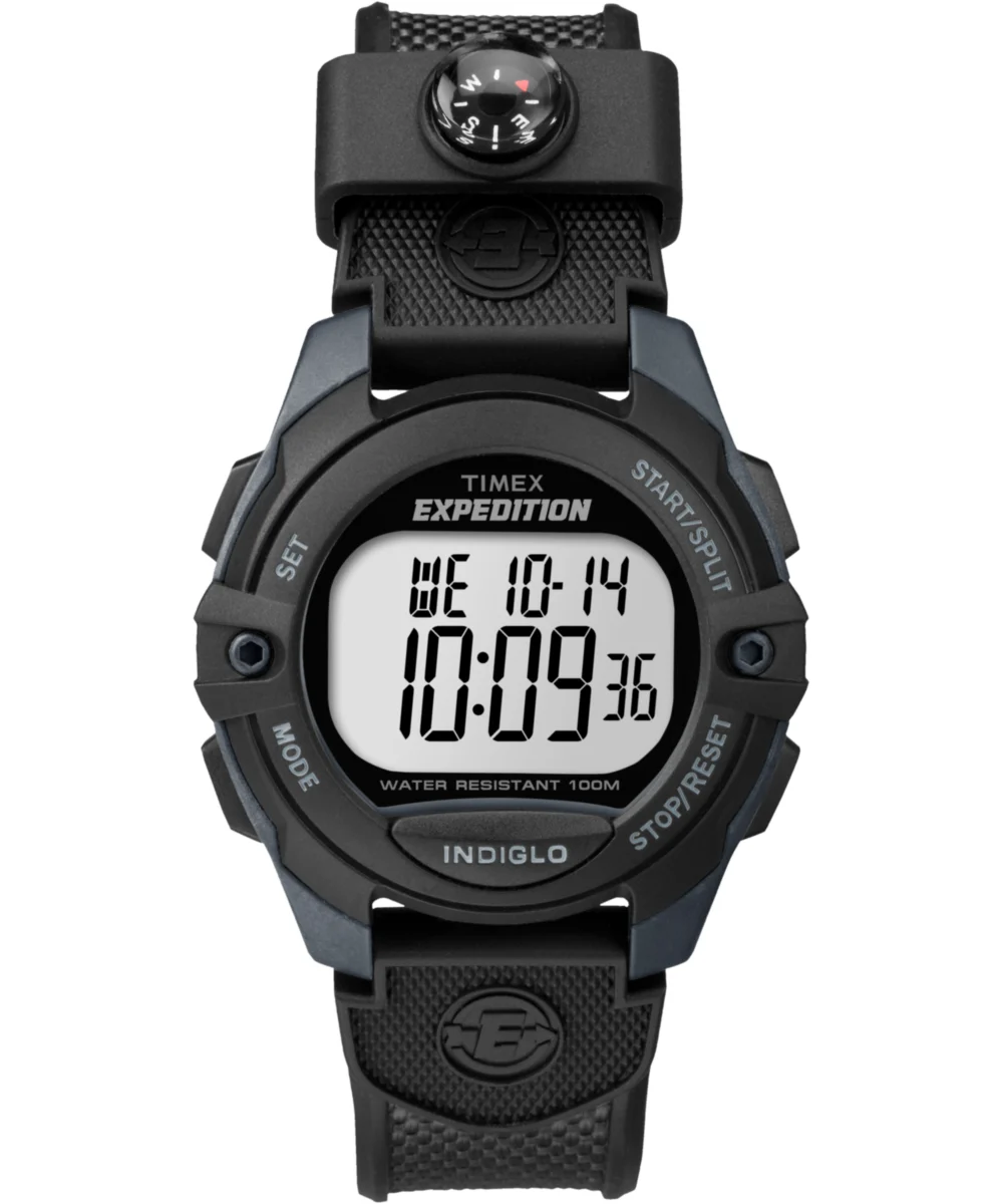 Timex Expedition Chrono-Alarm-Timer 41mm Fabric Strap Watch TW4B07700 41 mm kol saati