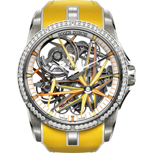 Roger Dubuis Excalibur MONOBALANCIER Blacklight White gold 42mm RDDBEX1014 42 mm kol saati