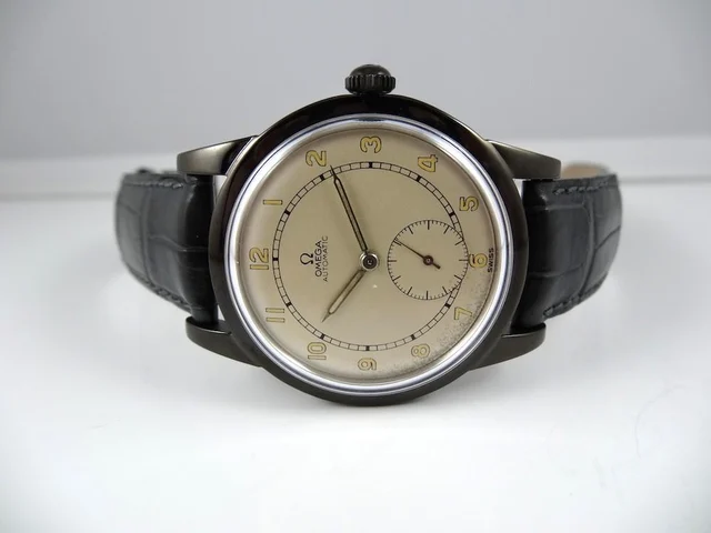 OMEGA Calatrava Jumbo Customiser PVD-DLC kol saati