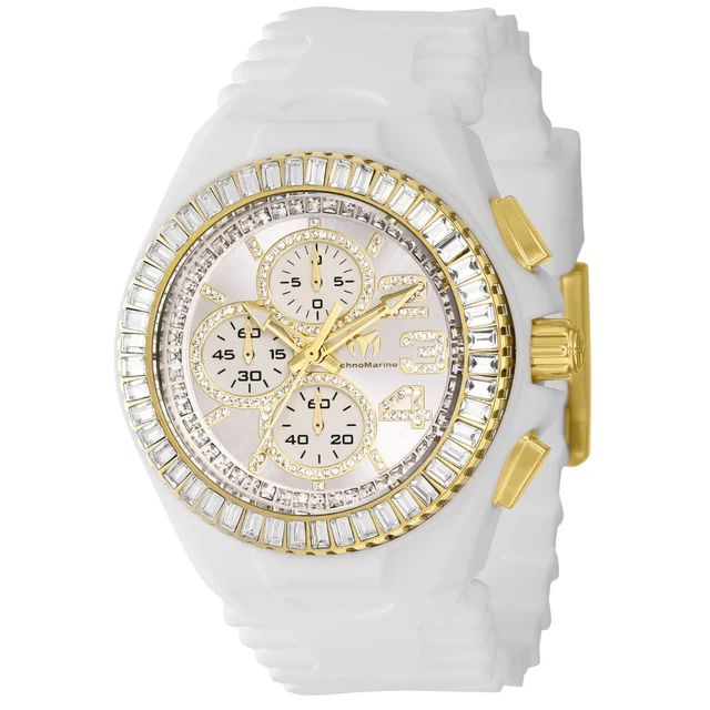 Technomarine Cruise JellyFish Watch - 45mm, White (TM-121188) kol saati