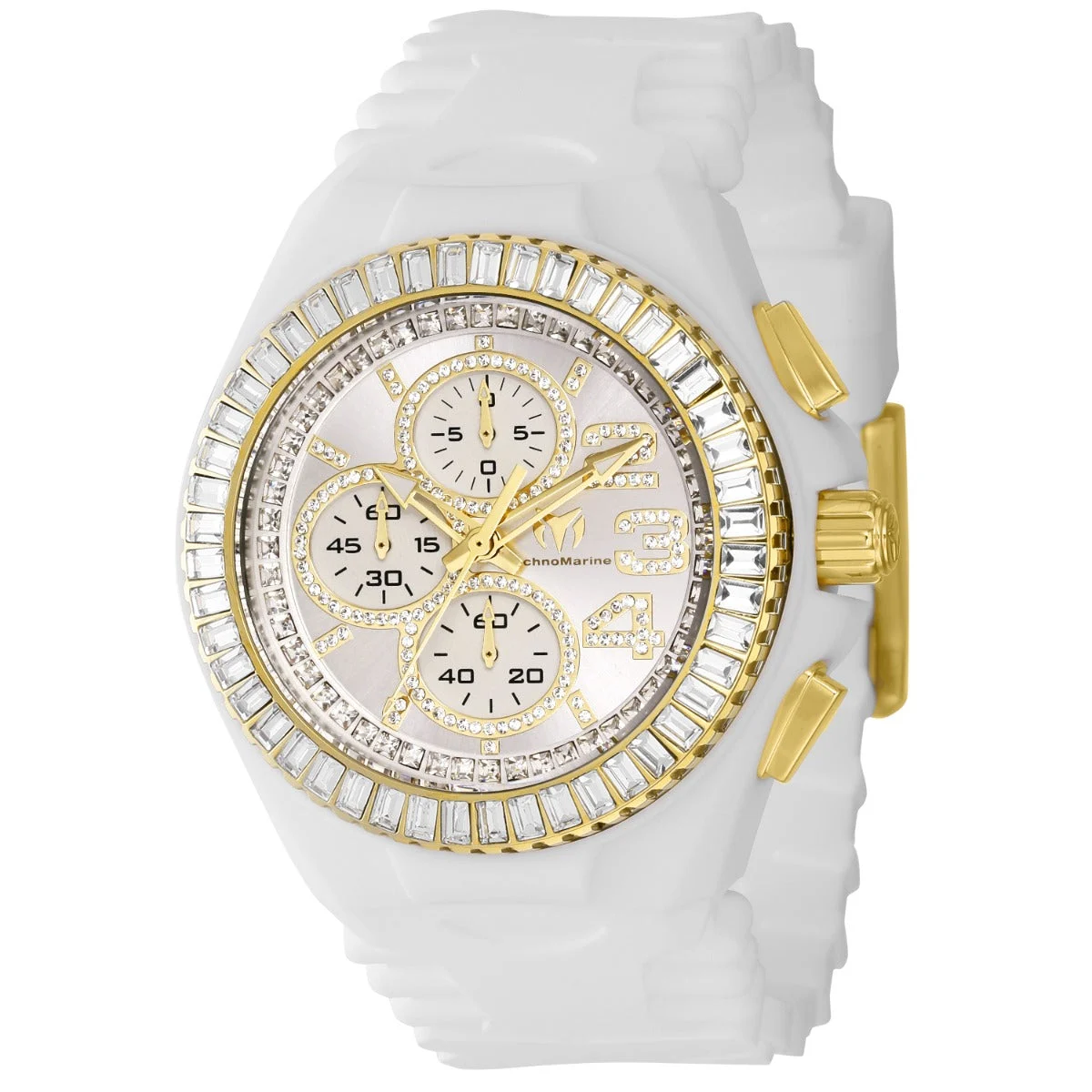 Technomarine Cruise JellyFish Watch - 45mm, White (TM-121188) 45 mm kol saati