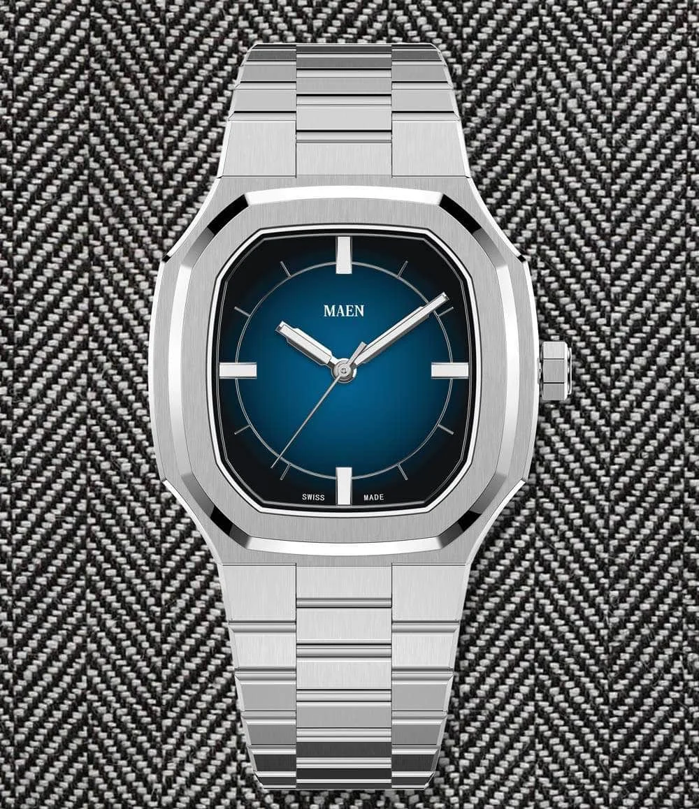 Worn & Wound MAEN x Manhattan Limited Edition BluMan 47 mm kol saati