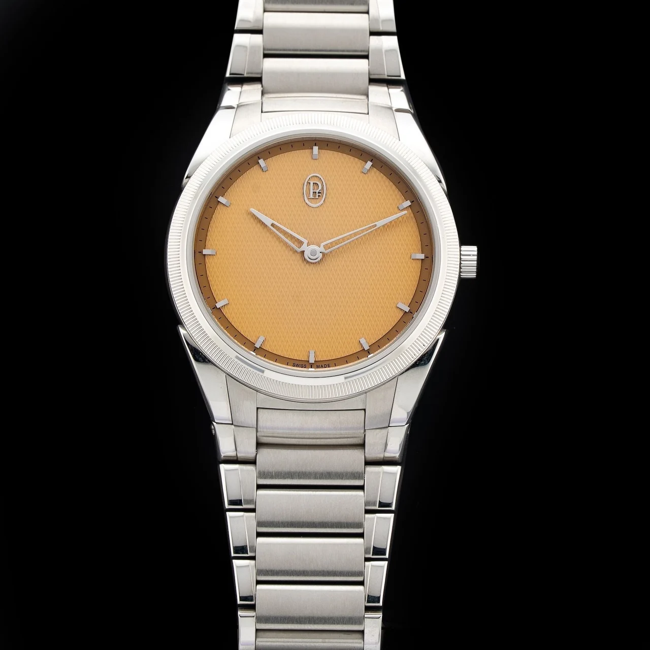 Parmigiani Fleurier Tonda PF Micro Rotor No Date Steel Platinum 210009N31929 40 mm kol saati