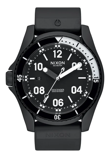 Nixon US Descender Sport - All Black A960-001-00 kol saati