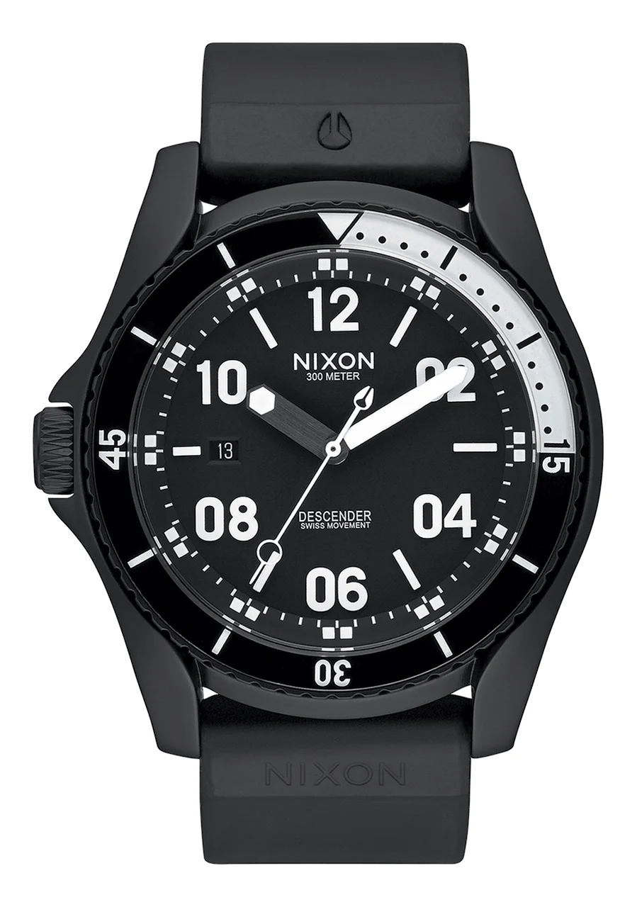Nixon US Descender Sport - All Black A960-001-00 kol saati