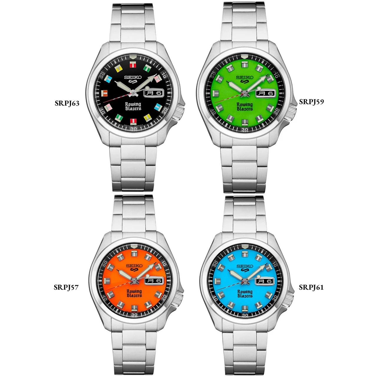 Seiko 5 Sports Rowing Blazers Set rowing-set kol saati
