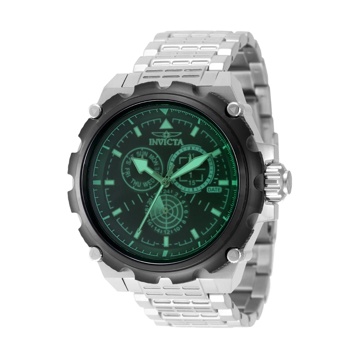 Invicta Coalition Forces Spline Command Watch - 50mm. Steel (49199) 50 mm kol saati