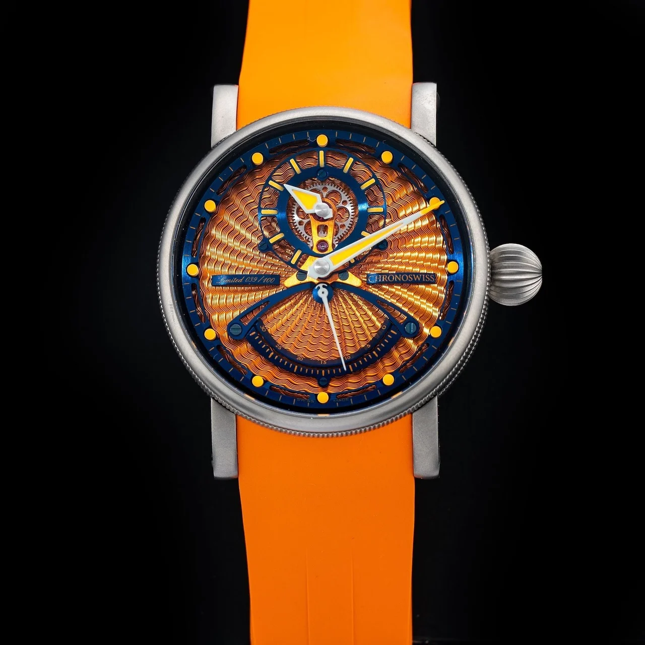 ChronoSwiss ReSec 210009N32994 42 mm kol saati