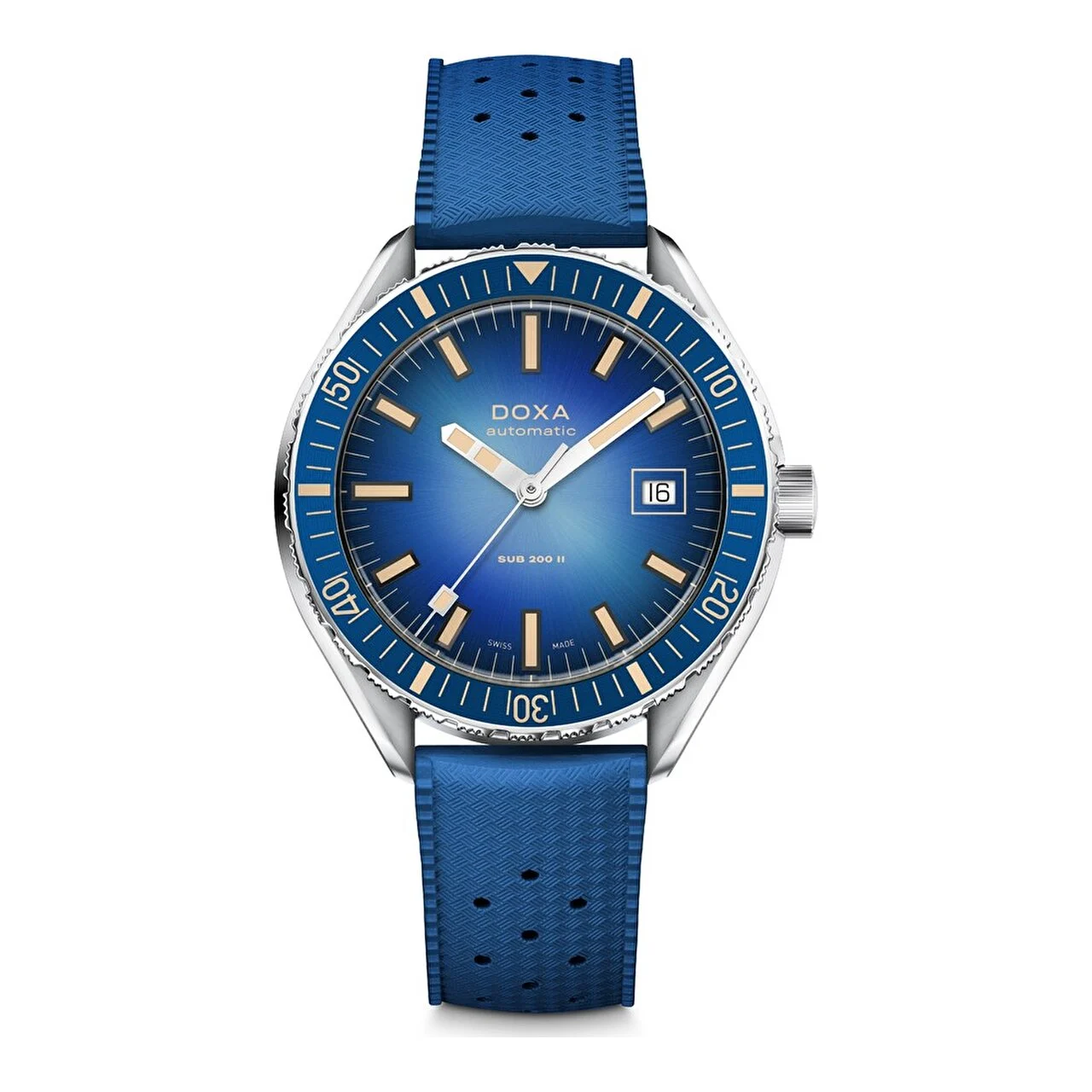 Doxa SUB 200 II 795.10.201.32 Carribean 44 mm kol saati