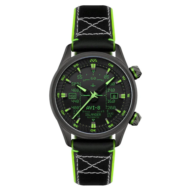 AVI-8 Islander Limited Edition F14 HUD Automatic with Gradient Charcoal Dial #AV-4142-LIW0