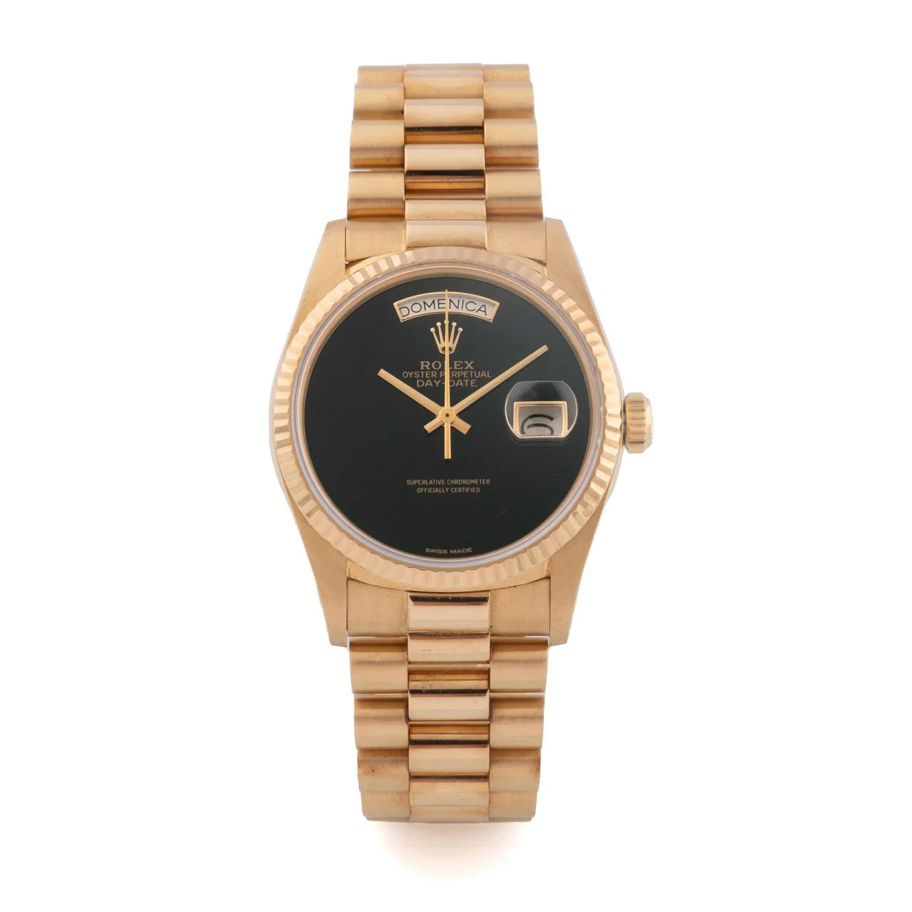 Rolex Day-Date 36 Champagne Dial Ref. 18038 35 mm kol saati