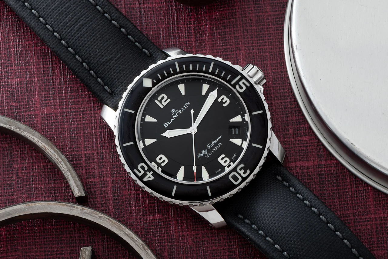 Blancpain Fifty Fathoms 40991308 42 mm kol saati
