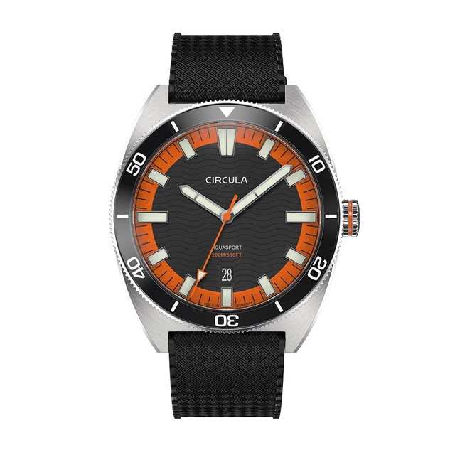 Circula AquaSport II Automatic Diver with Grey Dial #AE-ST-GS kol saati