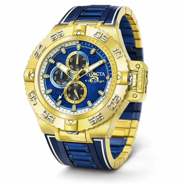 Invicta Subaqua Noma IV Watch - 50mm. White. Blue (49880) kol saati