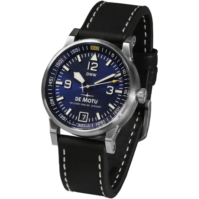 Demotu DMW Mk I Midnight Blue Brushed Steel kol saati