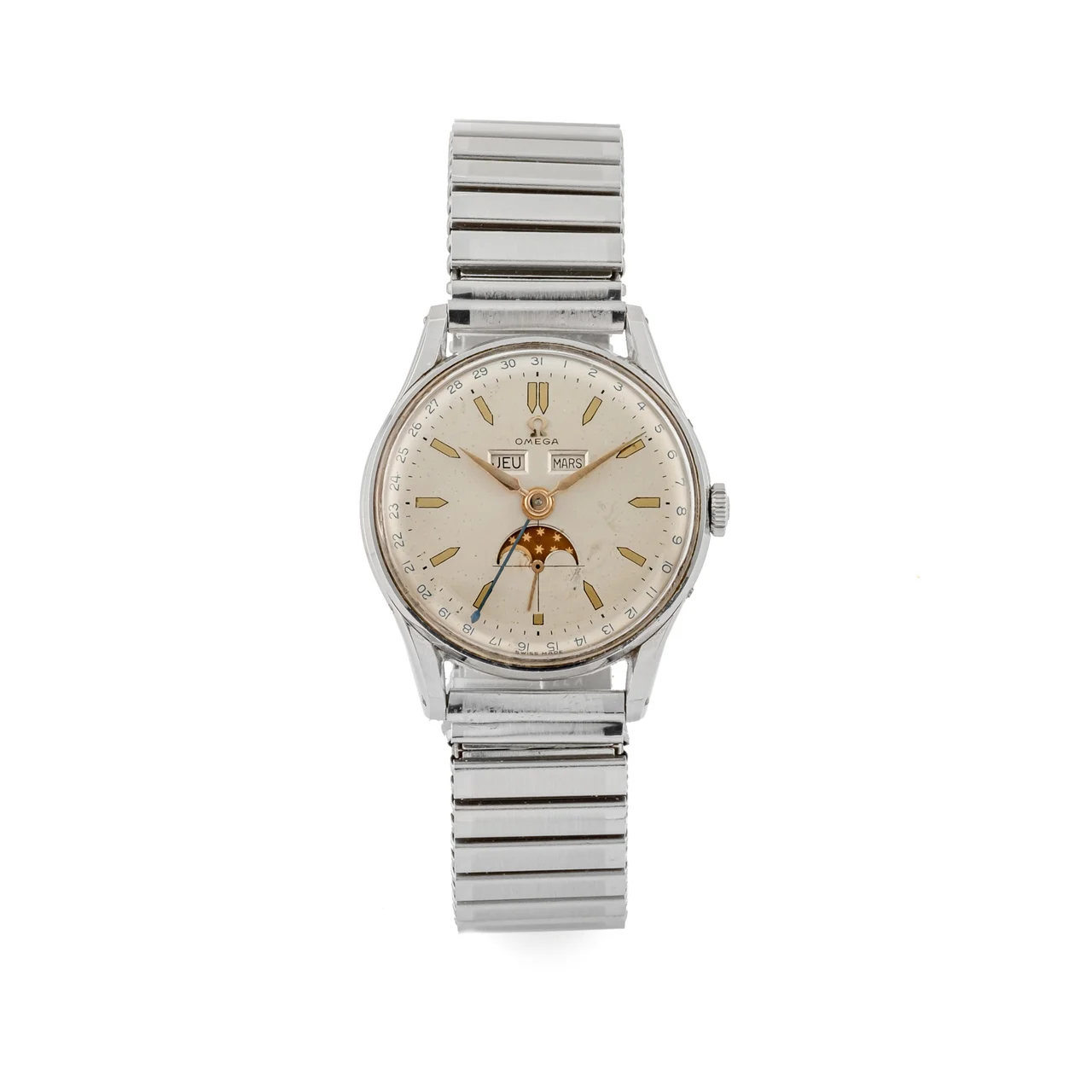 OMEGA OMEGA, REF. 2471, COSMIC, YELLOW GOLD kol saati
