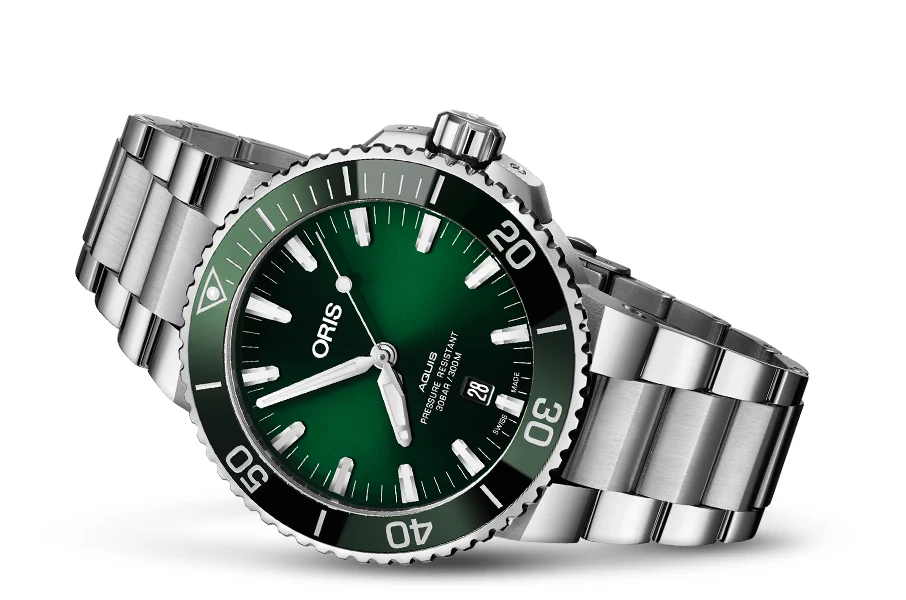 Oris Aquis Date 01 733 7730 4157-07 8 24 05PEB 43.5 mm kol saati