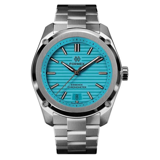 Formex Essence 39mm Swiss Splash Automatic Chronometer with Baby Blue Dial #0333-1-6637-10