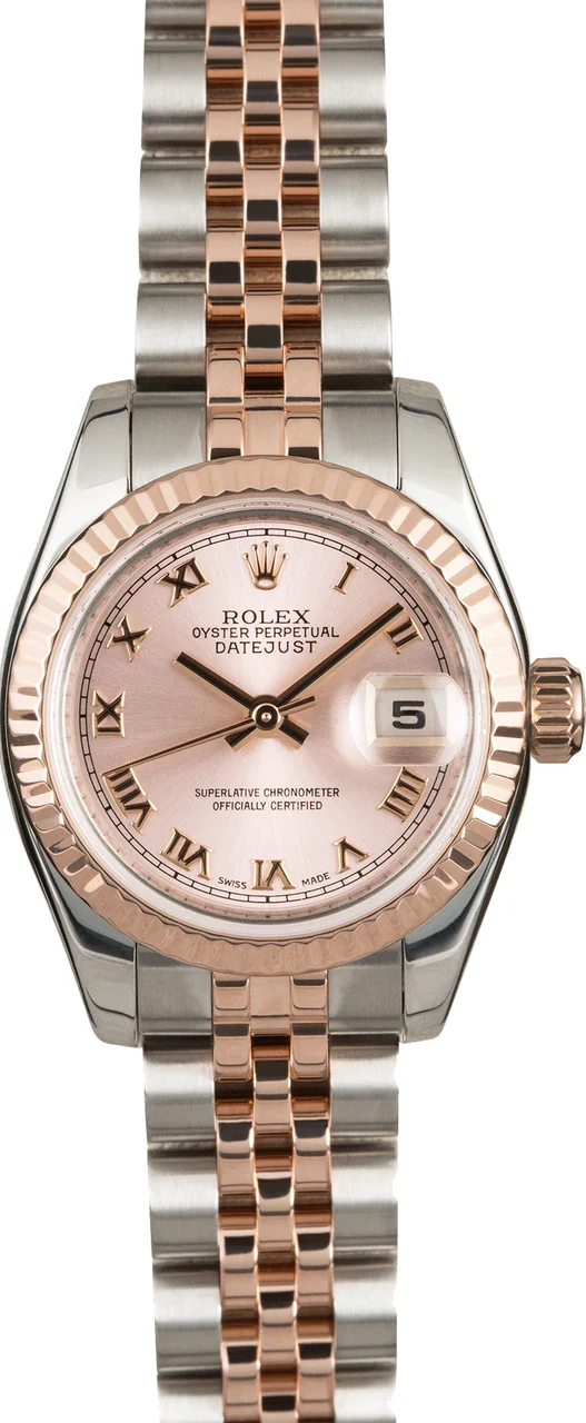 Rolex Datejust 179171 Two Tone Rose Gold 179171PRJ kol saati