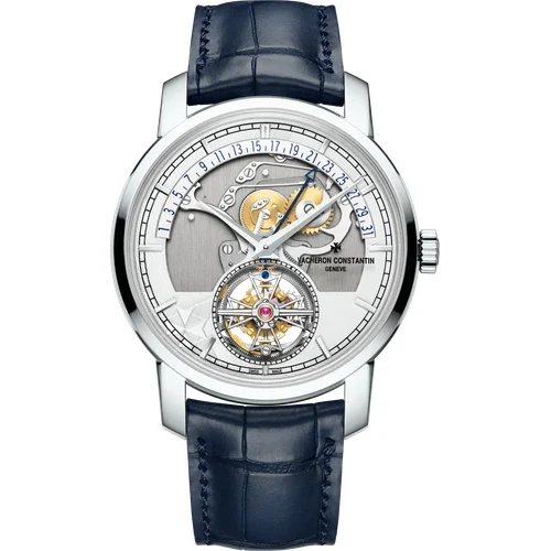 Vacheron Constantin Traditionnelle tourbillon retrograde date openface 6010T/000P-H055 41 mm kol saati