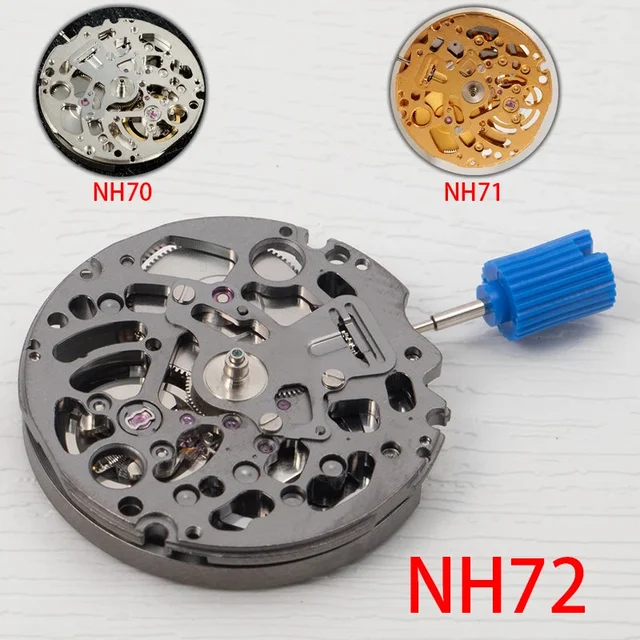 Tandorio Japan Original TMI NH71 NH72 NH70 Movement High Accuracy Skeletonized Automatic 2