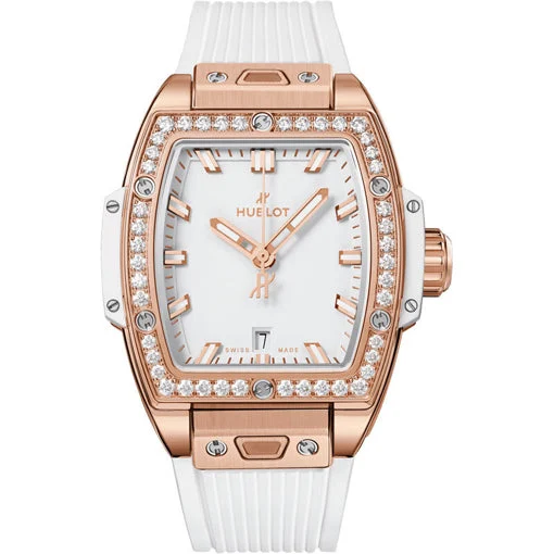 Hublot Spirit of Big Bang King Gold White Diamonds 682.OE.2080.RW.1204 kol saati