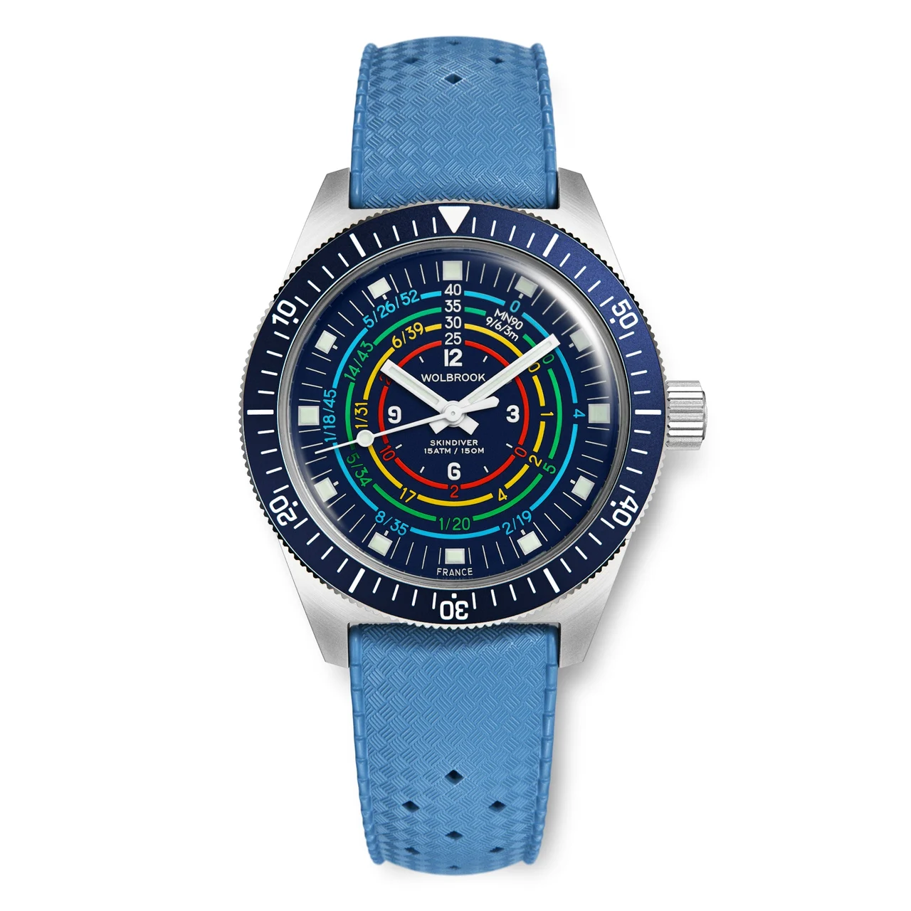 Wolbrook 25-SDA-004-RB1-BLE 48 mm kol saati