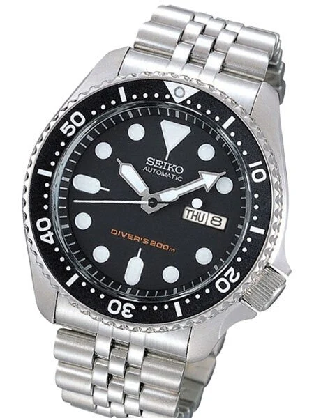 Seiko Scratch and Dent - Automatic Dive Watch with Stainless Steel Bracelet #SKX007K2 1 SND215 kol saati