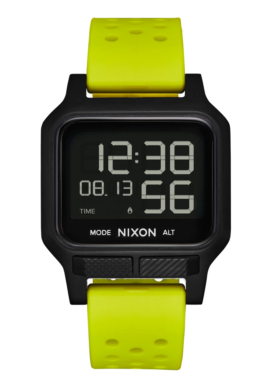 Nixon US Heat - Citron / Black A1320-5154-00 kol saati