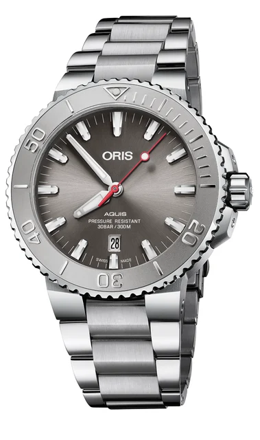 Oris Aquis Date Relief 01 733 7730 4153-07 8 24 05PEB kol saati