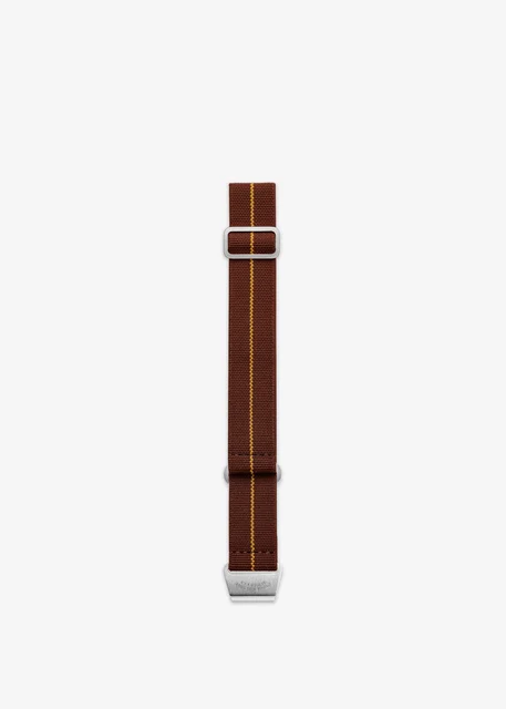 Serica Watches Sangle 'PLD' Rouge Amarante NYLON-RED kol saati