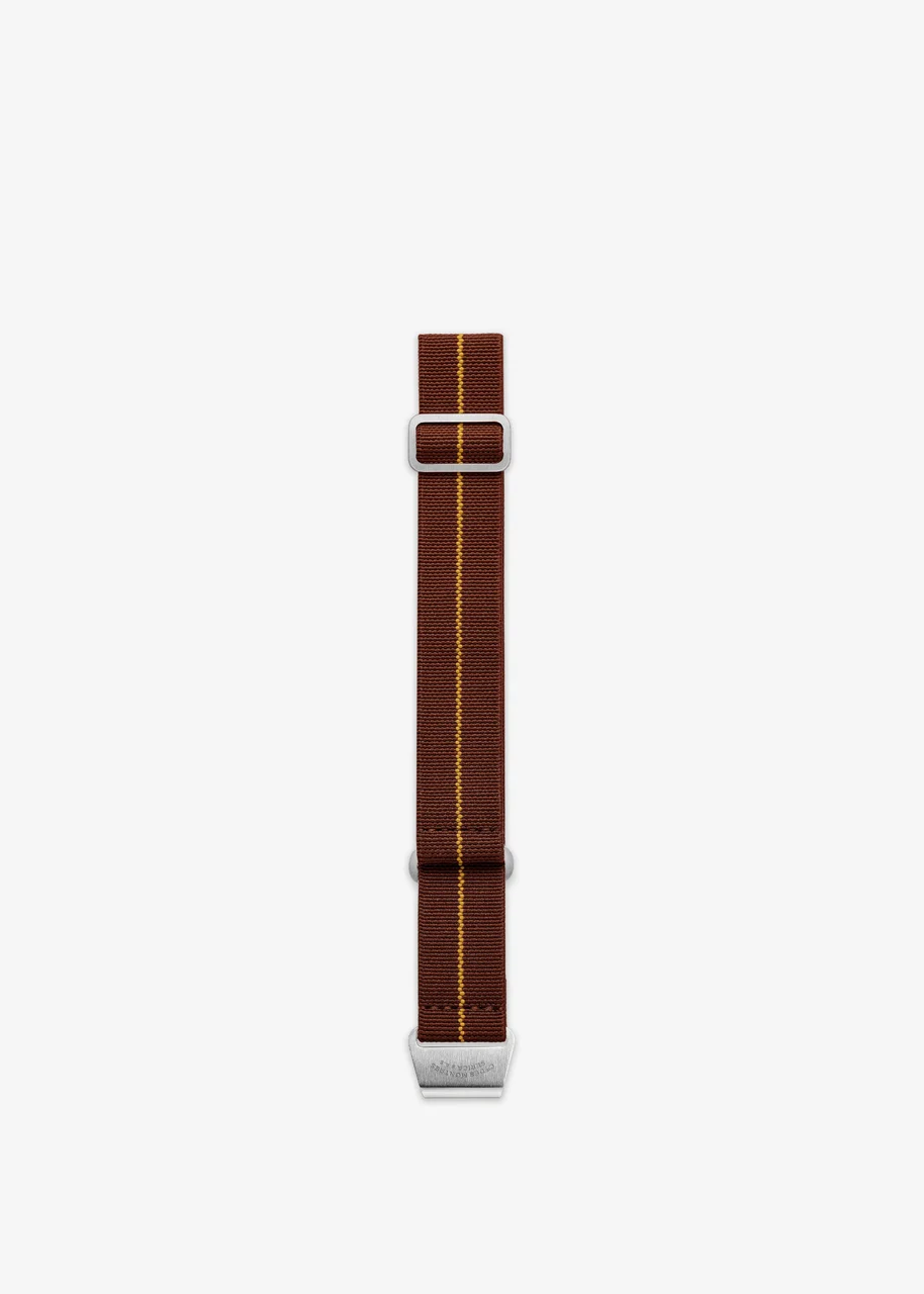 Serica Watches Sangle 'PLD' Rouge Amarante NYLON-RED kol saati