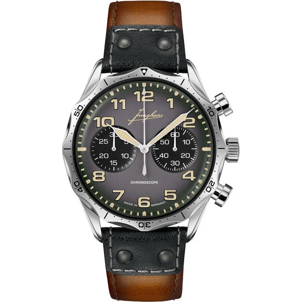 Junghans Meister Pilot Chronoscope 027/3493.00 kol saati