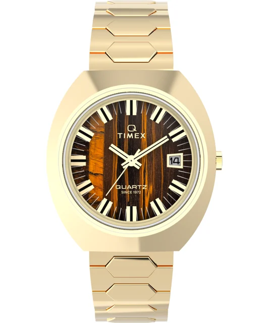 Timex Time Machine Reissue 39mm Stainless Steel Bracelet Watch TW2Y45200 kol saati