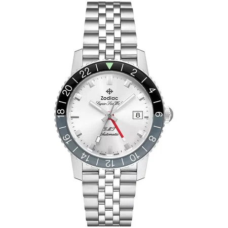 Zodiac Super Sea Wolf GMT Automatic ZO9415 40 mm kol saati