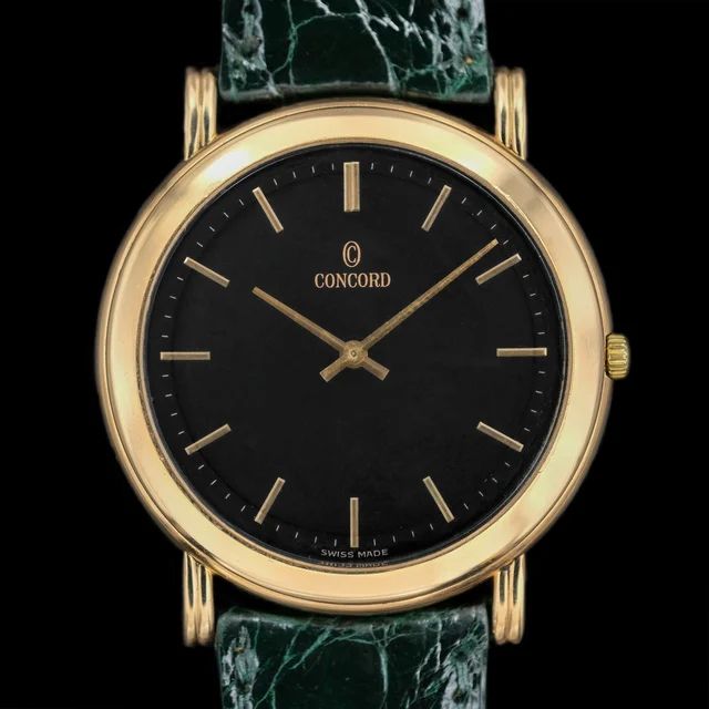 rvmusa Concord "Sartorial" ref.52.55.235 18k Gold from 1980s kol saati