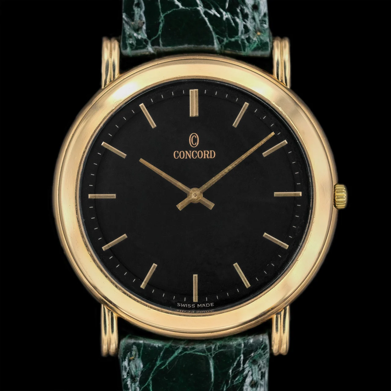 rvmusa Concord "Sartorial" ref.52.55.235 18k Gold from 1980s 34 mm kol saati