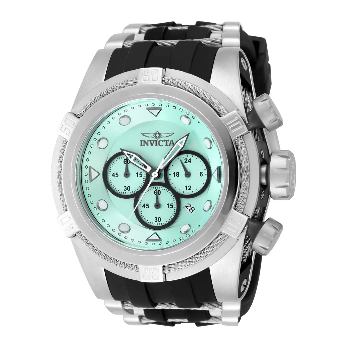 Invicta Bolt Zeus Watch - 53mm. Black. Steel (48407) kol saati
