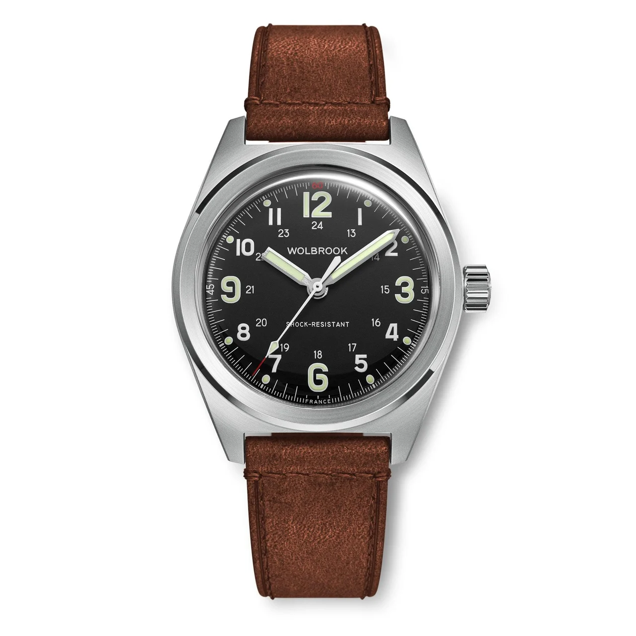 Wolbrook 23-OA-012-LR4-BRN 48 mm kol saati