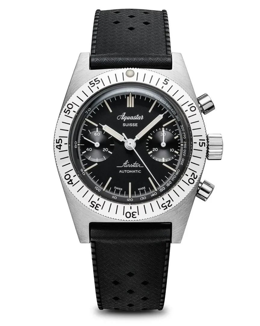 Aquastar Airstar Chronograph 60th anniversary Re-Edition 39 mm kol saati