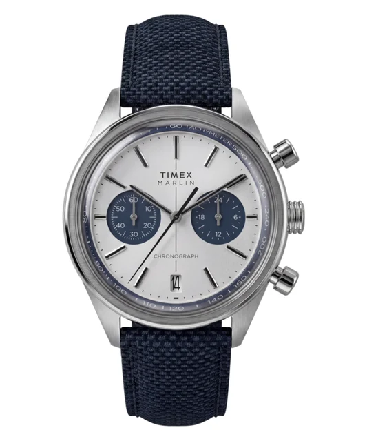Timex Marlin® Jet Chronograph 40mm Fabric Strap Watch TW2Y89900VQ kol saati