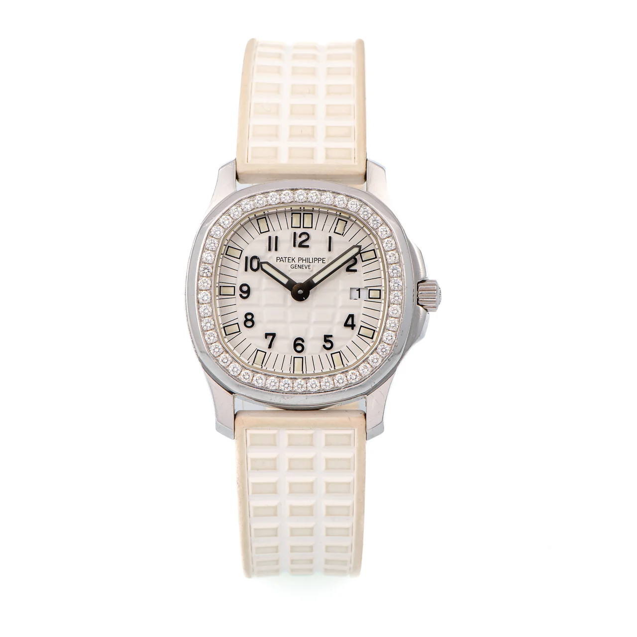 Patek Philippe Ref. 4961, Aquanaut, Stainless-steel and diamonds set kol saati