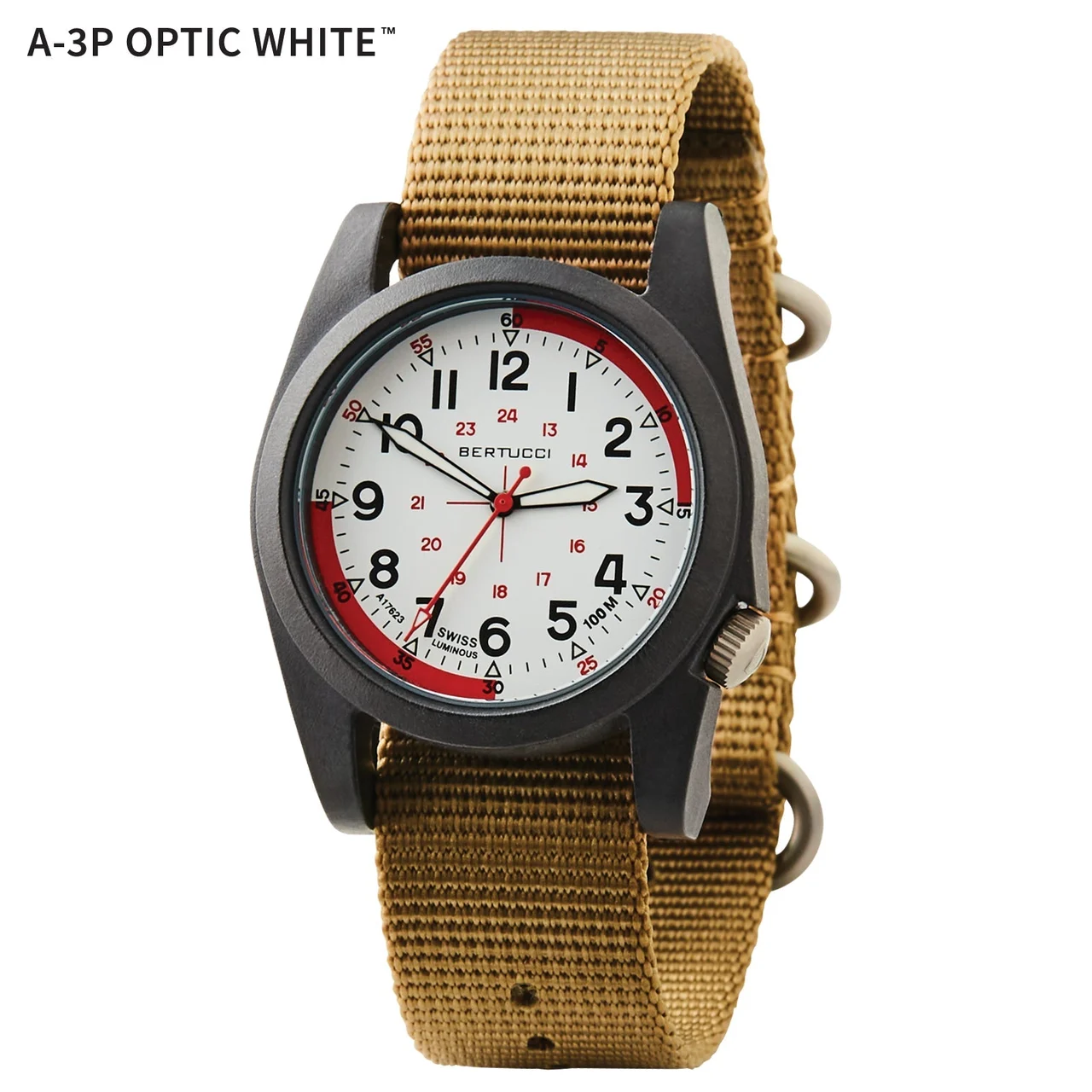 Bertucci Optic White 13390 42 mm kol saati